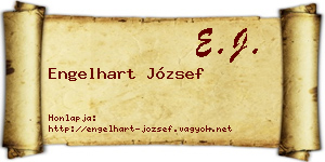 Engelhart József névjegykártya