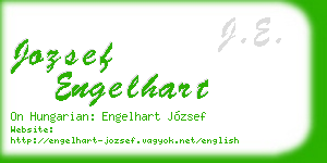 jozsef engelhart business card
